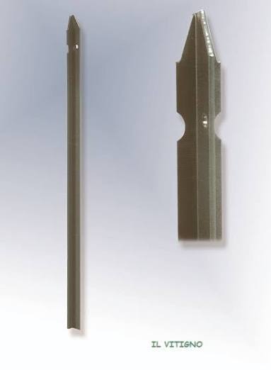PALO A T IN CORTEN 40X40 MM H 2,0 MT